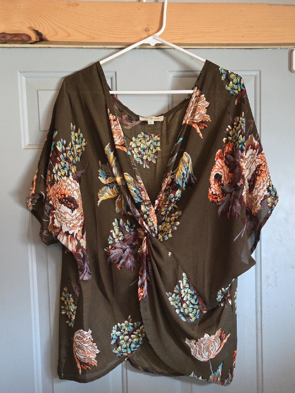 Boutique Reversible Tunic Top
